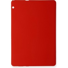 TE Dükkan Buğz Huawei Mediapad T5 10 Kılıf Evo Tablet Silikon - Kırmızı
