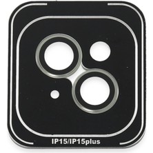 Ismiyl  iPhone 15 Pvd Metal Kamera Lens - Yeşil 255669
