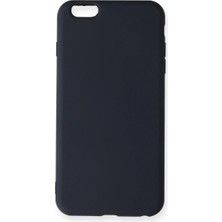 TE Dükkan Buğz Iphone 6 Plus Kılıf Nano Içi Kadife Silikon - Lacivert