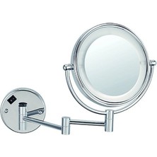 PremiumPort Büyüteçli LED Işıklı Çift Kollu Çift Yönlü Ayna