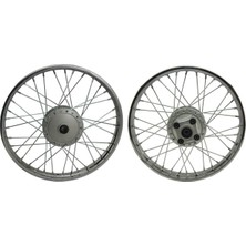 Bardakcı Bike Cg 18 -18 Ön Arka Kampanalı 36 Telli Düz Tel Jant Takımı (1.40X18-1.60X18)
