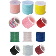 Paraşüt Ipi, Bileklik-Kolye Örgü Ipi 1 mm 50 Metre Kiremit