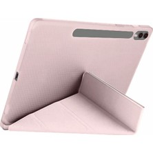 Öz Teknoloji Oztek  Samsung Galaxy X510 Tab S9 Fe 11 Kılıf Kalemlikli Mars Tablet Kılıfı - Rose Gold 525419