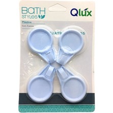 Shopwave 4 Parça  Efor Yuvarlak Yapışkan Askı (5047)