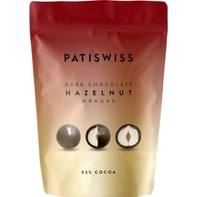 Patiswiss Bitter Çikolatalı Fındık Draje 80g