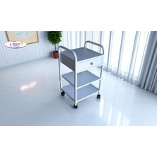 Başarı Medikal 3 Katlı Çekmeceli Etajer/etejer/cihaz Sehpası/servis Arabası/çok Amaçlı Dolap