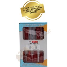 Aydın Anadolu Kraft Tornavida Seti 7 Li Set Kontrol Kalemi Hediyeli