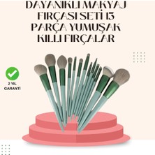 Shopwave Göz Farı Allık Fondöten Için Uygun 13'lü Makyaj Fırçası Seti Kompakt Tasarım