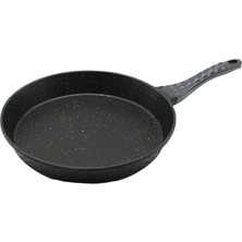 Shopwave 32CM Döküm Tava Kabartma Piramit Desenli Bakalit Sap=18.2cm Poşetli Ambalaj (5047)