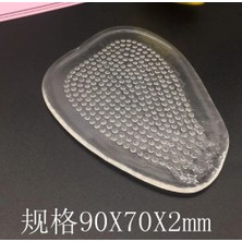 Shopwave Kaydırmaz Topuklu Ayakkabı Tabanlığı Şeffaf 17GR (5047)