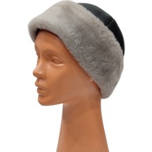 Zemheriden Serdar Model Deri Bere Kürklü Börk Kadın Erkek Börk