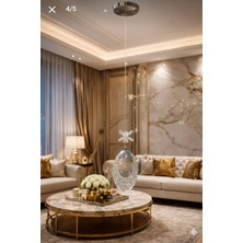 Bohem Aydınlatma Tekli Hilal Desen Modern 3 Renk LED (Beyaz Sarı Günışığı) Antre/hol Avizesi