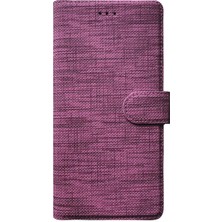 Teleplus Samsung Galaxy A17 Kılıf Holster Canvas Kartlıklı Kumaş Cüzdan