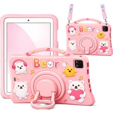 MobaxAksesuar Xiaomi Redmi Pad 2 11INÇ 2025 Kılıf Cute Dolls Standlı Eğlenceli 3D Karekterli Çocuk