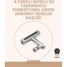 Shopwave 360° Dönüşlü Su Akışı Başlığı | 4'ü 1 Arada Kullanım