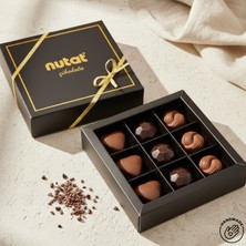 Nutat - Hediyelik Spesiyal Çikolata – Sütlü ve Bitter Çikolata, Özel Gün Hediyesi 96 GR.