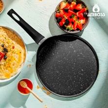 Amboss Mocca Granit Kaplama Krep Tavası 30 cm