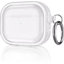 Kalites Kayem  Airpods Pro 2 (2.nesil) Shiny Şeffaf Kılıf - Beyaz Kaliteli 2026