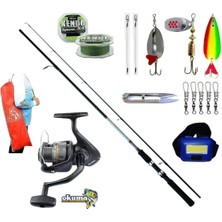 Okuma Revenger Rv-40 Daiwa Sweepfire 270CM 20-60GR Turna Spin Olta Takımı Seti