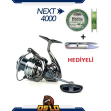 Oslo Next 4000 5+1 Bilye İp Misina Sarılı Spin Olta Makinası