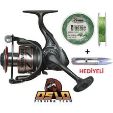 Oslo Shınarı Avalon 4000 2+1 Bilye Ip Misina Sarılı Spin Olta Makinesi