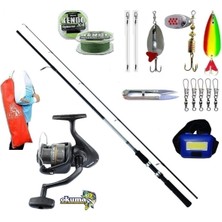 Okuma Revenger Rv-40 Daiwa Sweepfire 210CM 10-30GR Turna Spin Olta Takımı Seti