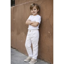 Mavimoure 23 Nisan 29 Ekim 10 Kasım Özel & Günlüğe Uygun Içten Ayarlanabilir Çocuk Keten Pantolon