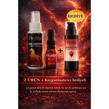 Meyhika Professional 3 Lü Set G.eciktirici Sprey Kadın U.yarıcı A.zdırıcı Jel ve Kayganlaştırıcı Hediyeli