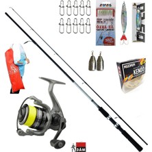 Dam Quick Dynabraid 4 4000 Daiwa Sweepfire 210CM 10-30GR Spin Olta Takımı Seti