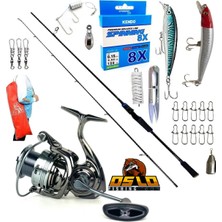 Oslo Next 4000 240cm 7-40gr Legend Rapala Maket Balık Spin Olta Takımı Seti