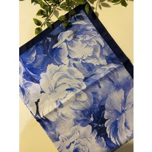 İpekhan Şakayık Desen Ince Pamuk Şal