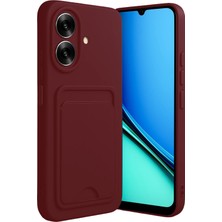 Ismiyl  Realme Note 60 Kelvin Kartvizitli Silikon - Bordo 255669