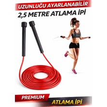 Gazelmanya Sporcu Atlama Ipi 2.5 Metre Profesyonel Antrenman Ipi Rahat Tutuş Kilo Verme Egzersiz Aleti Pilates