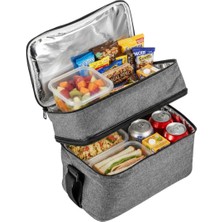 NS Reliable Kamp Piknik Termal Soğutucu Yalıtımlı Buzluk Termos Çanta 22 Lt - 960 Gri