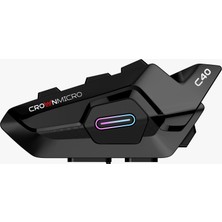 Crown Micro C40 Bluetooth Intercom Kulaklık Seti