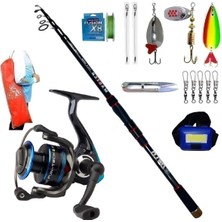 Dam Quick Fun-Tech 3 MK1 4000 FD 270cm 14-42gr Oslo Master Turna Tele Spin Olta Takımı Seti