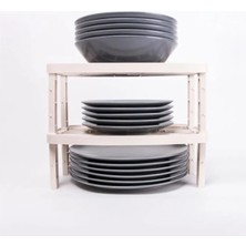 Esranın Dünyası Ieg™ 2 Adet Şeffaf  Moduler Ayarlanabilir Dolap Çekmece Içi Mutfak Banyo Raf Düzenleyici Rspr