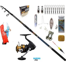 Kendo Spider Surf 360cm Shimano Fx4000 Profesyonel Kıyı Olta Takımı Seti