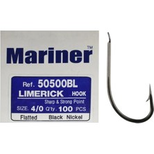 Mariner 50500 Olta Iğnesi 100LÜ Kutu / Kısa Saplı, Çapraz, Black Nıckel (Bn)