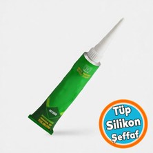 Nzb Genel Amaçlı Sızdırmaz Silikon Tüp Şeffaf 50 ml Süper Elastik Hızlı Kurur