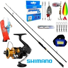 Oslo Shimano Fx 4000 244cm 6-32gr Zen Pro Karbon Turna Spin Olta Takımı Seti