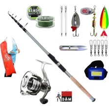 Dam Quick Impressa 3 4000 FD Remixon Carbo-X 300cm 60-120gr Turna Spin Olta Takımı Seti