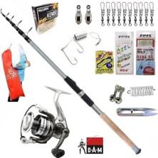 Dam Quick Impressa 3 4000 FD Remixon Carbo-X 300cm 60-120gr Kıyı Spin Olta Takımı Seti