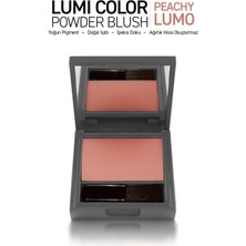 Alix Avien Yoğun Pigmentli Ultra Ince Ipeksi Dokulu Pudra Allık - Lumi Color Powder Blush 152 Peachy Lumo