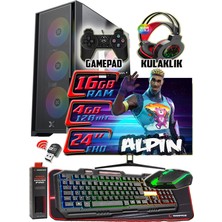 Warbox ALPİN 24" i3 7100 16gb DDR4  Ram 256gb Ssd 250gb Hdd GT740 DDR5-4gb E.kartı Gaming Takım Bilgisayar