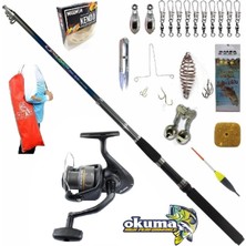 Okuma Revenger Rv-65 Bauer Onliner 300cm Kıyı Olta Takımı Seti
