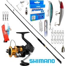Oslo Shimano Fx 3000 244cm 6-32gr Zen Pro Karbon Rapala Maket Balık Spin Olta Takımı Seti