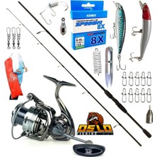 Oslo Next 4000 240cm 20-40gr Remixon Double Black Rapala Maket Balık Spin Olta Takımı Seti