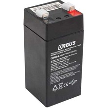 Orbus Orb4-4 4 Volt 4 Amper Dik Akü (45X45X100 Mm)