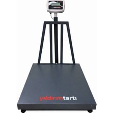 Yıldırım Tartı Onaylı B5 80X90 cm 600 kg 100 gr Tartım Baskülü